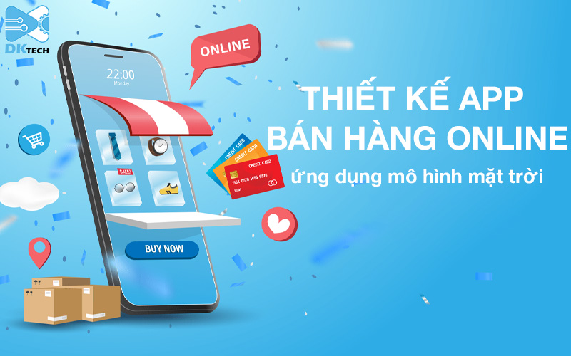 thiết kế app bán hàng online