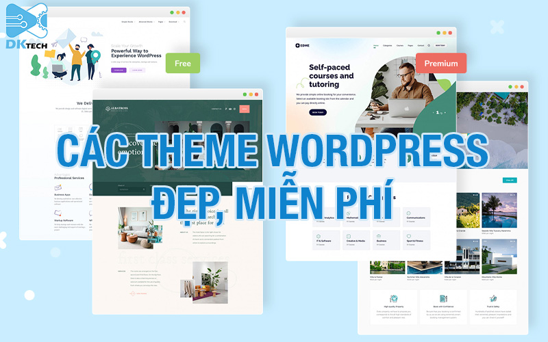 các theme wordpress đẹp miễn phí